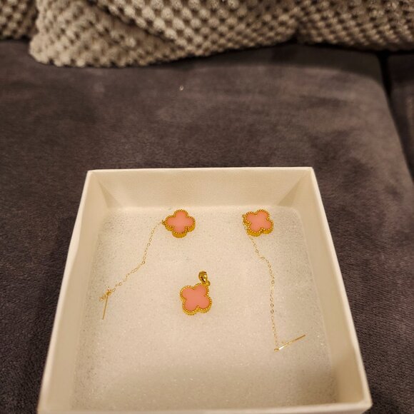 Earrings saudi Gold VCA and others - Picture 8 of 9